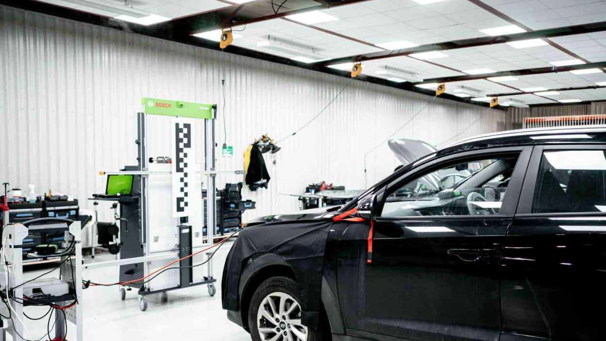 ADAS recalibration carried out on vehicle at one of our branches